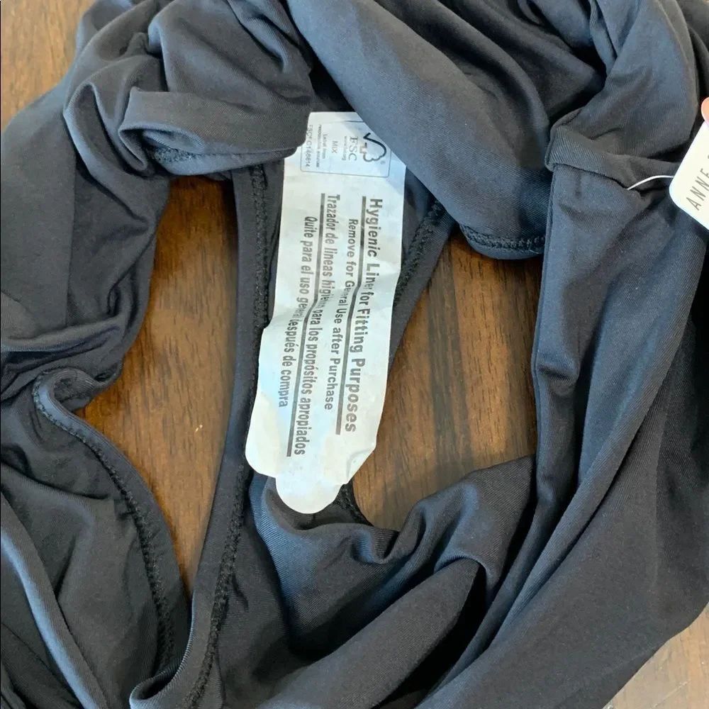 Anne Cole Black Convertible Bikini Bottoms - Picture 7 of 7
